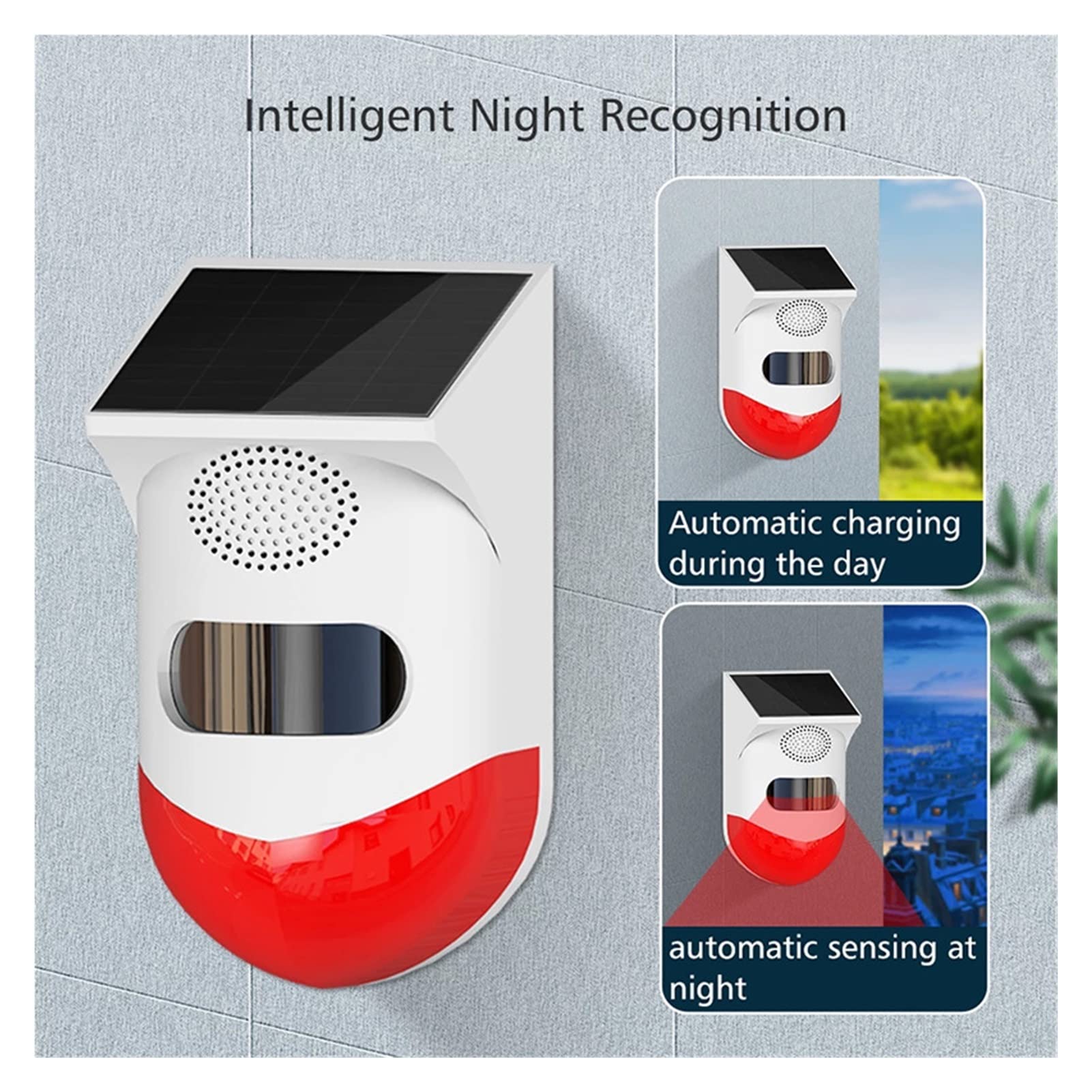 Kit Alarma Casa, Sistema de alarma Tuya Smart Wifi Sirena solar al aire libre Pir Impermeable App Sistema de alarma antirrobo de sirena sirena inalámbrica