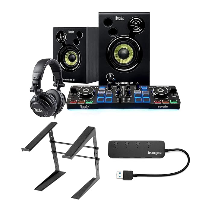 Buy Hercules DJ Starter Bundle with Serato DJ Lite Controller