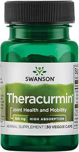 Swanson Theracurmin - Suplemento de hierbas que apoya la salud y la movilidad de las articulaciones, formulado para una alta absorción, (30