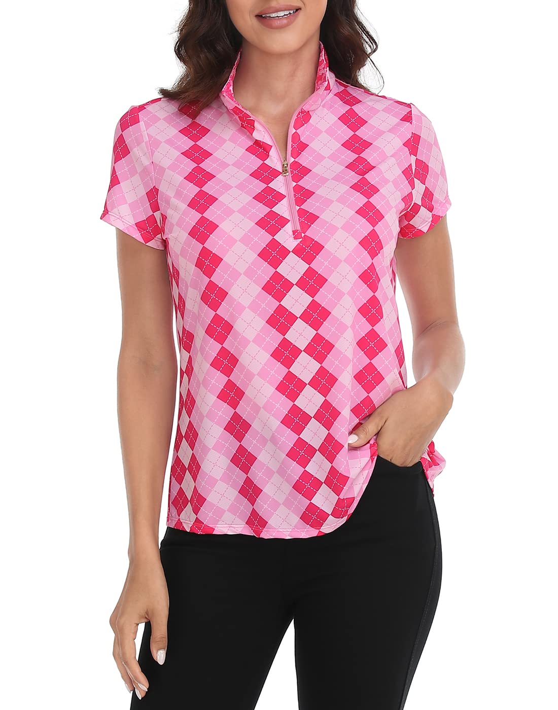 Lrd Womens Golf Polo Shirts Short Sleeve Tennis Shirt Upf