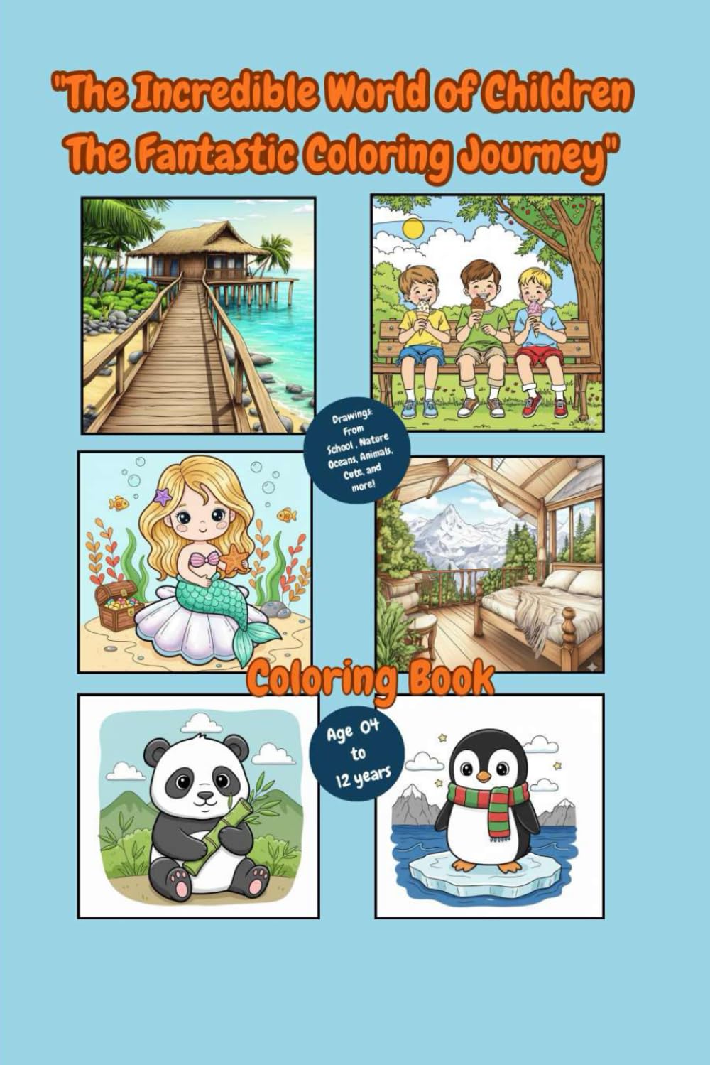 "The Incredible World of Children – The Fantastic Coloring Journey": Coloring Book