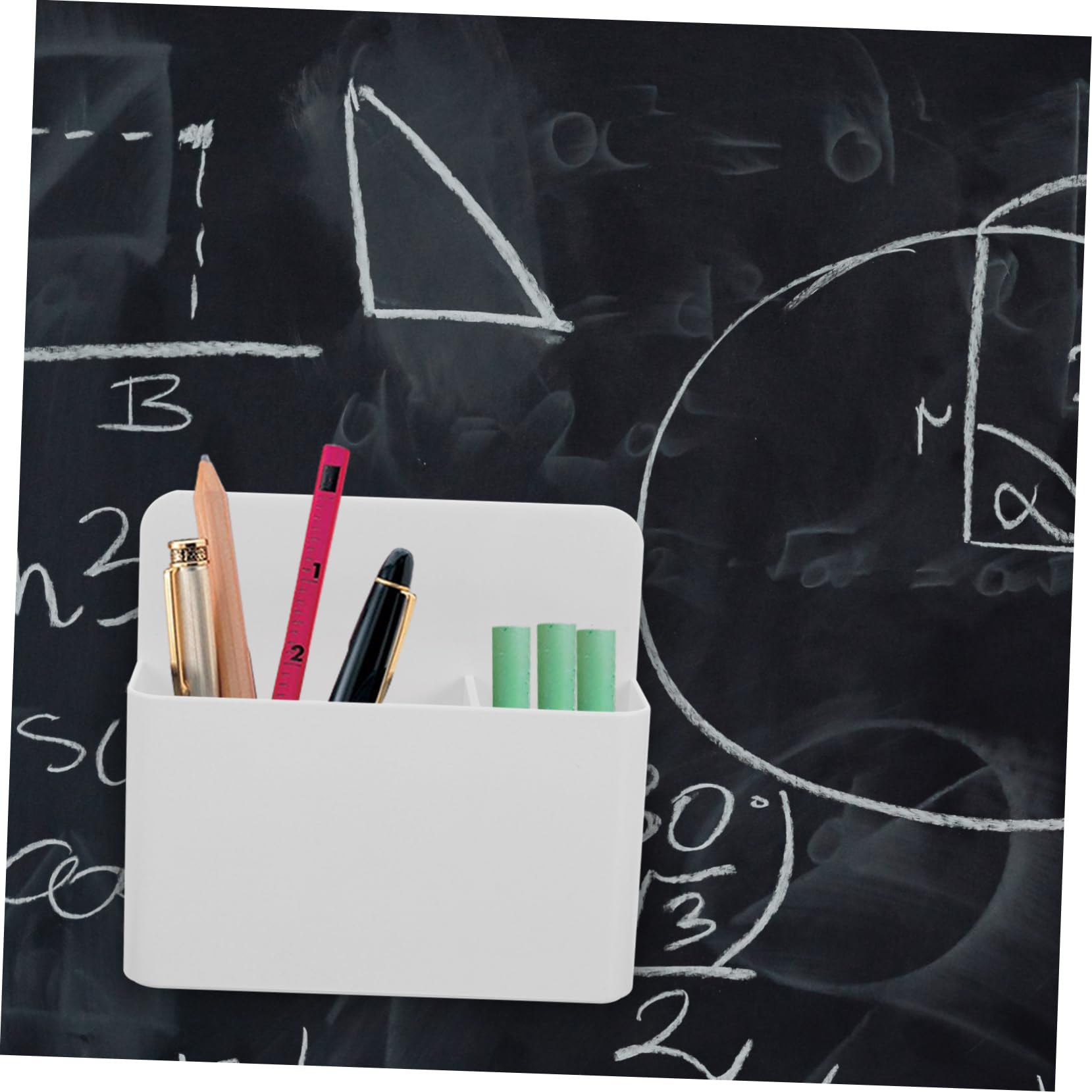 HOMSFOU 3 Pezzi Portapenne Magnetico per Scrivania Organizer Multifunzionale per Lavagna e Ufficio per e Cancelleria per Casa e Scuola Design Elegante e Resistente con Magneti Potenti
