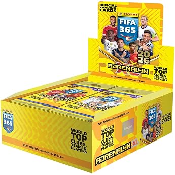 Panini FIFA 365 Adrenalyn XL 2026 Trading Cards - Fat Pack Box