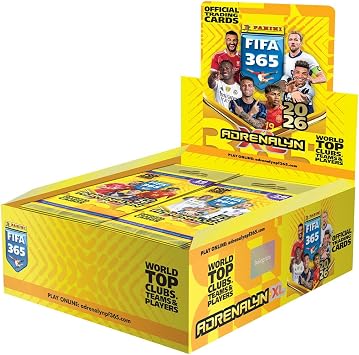Panini FIFA 365 Adrenalyn XL 2026 Trading Cards - Fat Pack Box