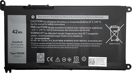 Miniatura 19 de 68WH GJKNX 7.6V Batería de repuesto para Dell Latitude 5480 5580 5490 5491 5580 5590 5591 5280 5288 5488 5491 5495 E5480 E5580 E5495 0 E55 Alto