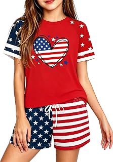 Kids 4th of July Outfit for Girls Boys American Flag Patriotic Outfits 250th Anniversary USA Shirt and Shorts
