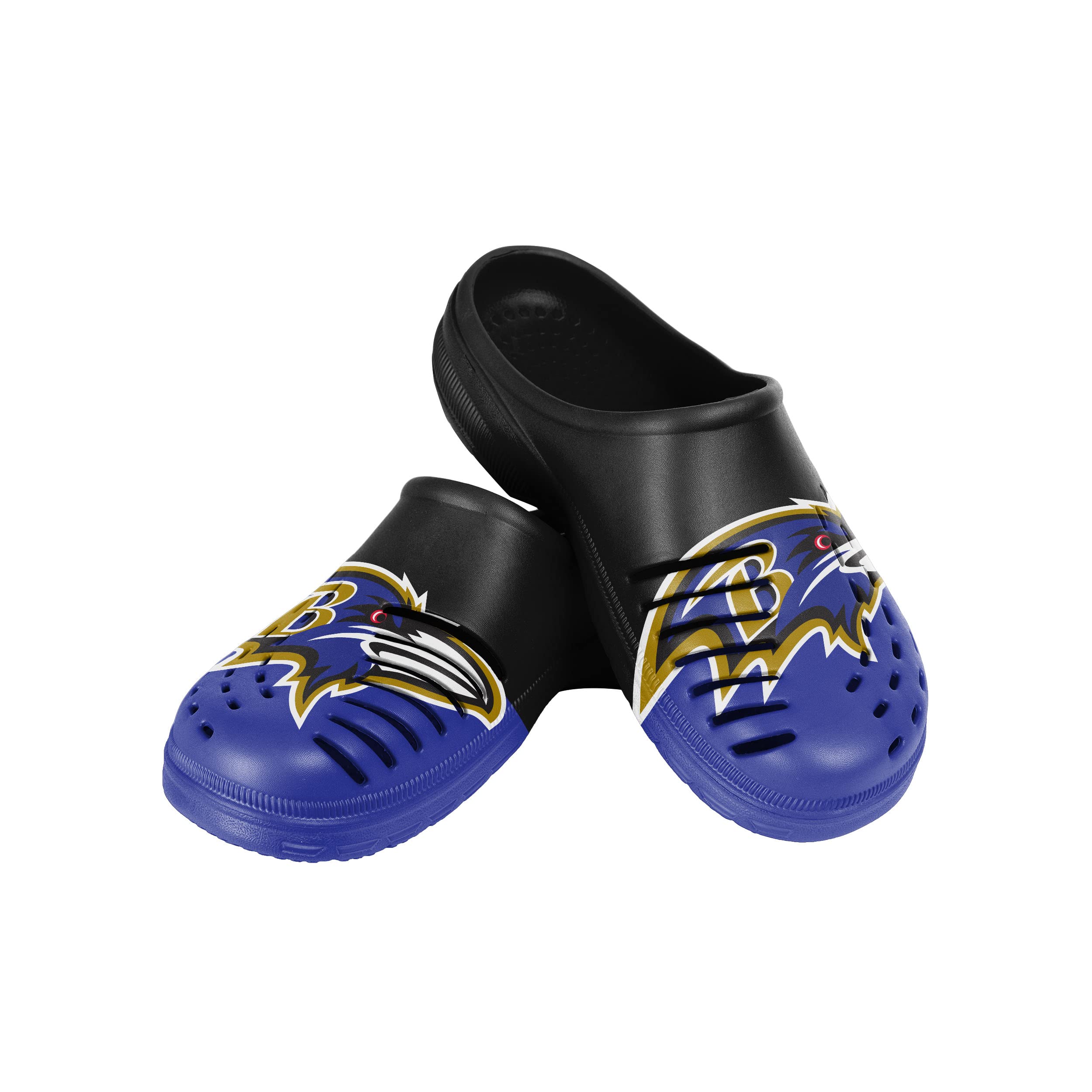 FOCO Men's NFL Team Logo Garden Water Sandals Shoes Slipper Clogs