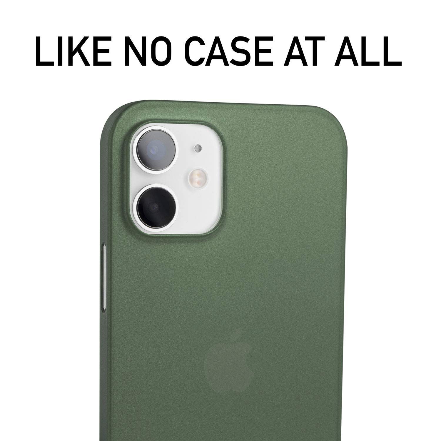 Totallee Custodia Sottilissima Per IPhone 12 - Cover Ultra Sottile Da 0,1 Cm, Verde, Protezione Antigraffio, Made In USA - 2