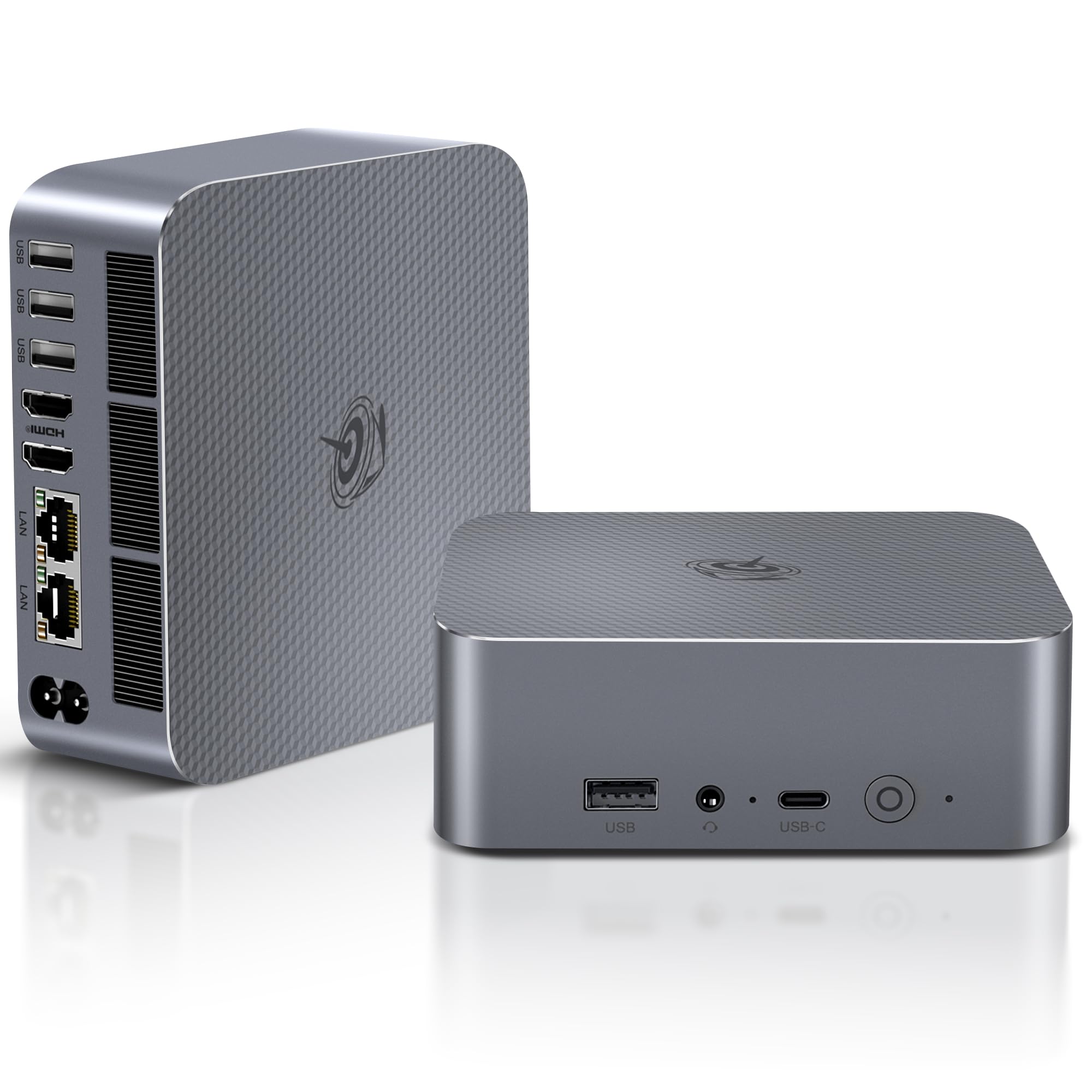 Beelink EQi12 Mini PC, Intel Core i5-12450H Processor (8C/12T, up to 4.4GHz), 16G DDR4 RAM 500GB M.2 2280 PCle 4.0x4 SSD, Mini Computer Support 4K@60Hz Dual Screen Display/WiFi6/BT5.2