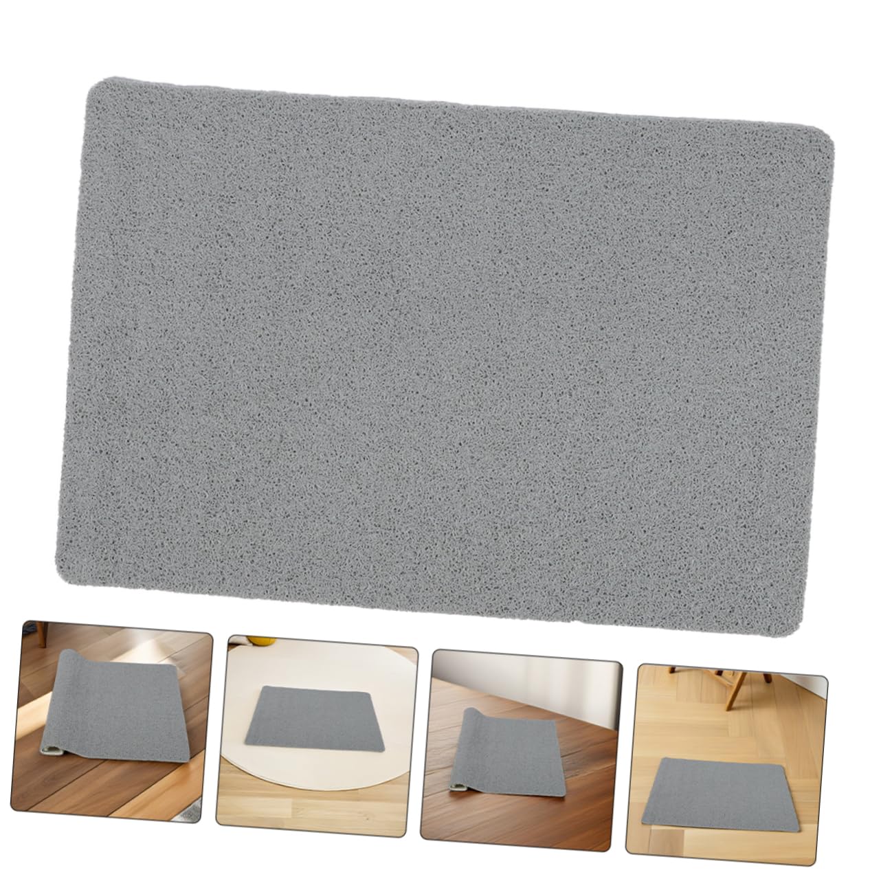 PRETYZOOM Alfombra de Baño Antideslizante para Ducha Secado Rápido de Natural para Bañera Inodoro para Baño Interior