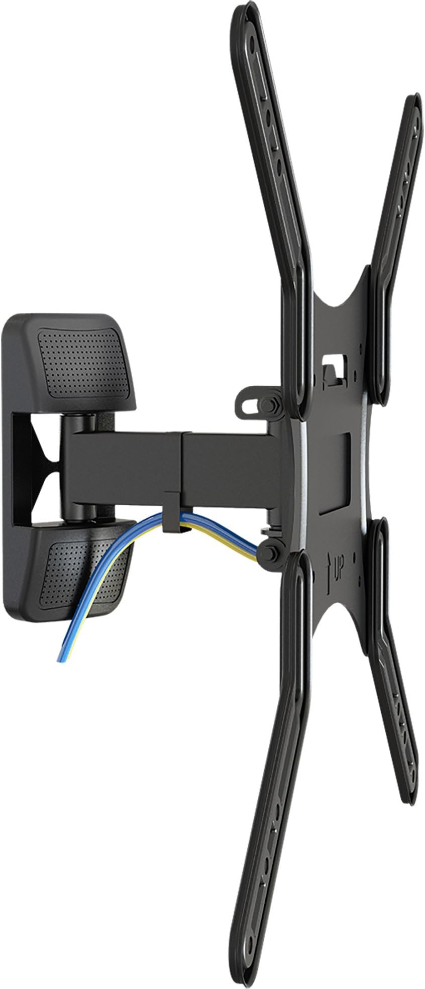 Invision TV Wall Mount Bracket with Tilt and Swivel For 19-47 Inch LED, LCD & Plasma Screens, Max VESA 400x400mm, Max Weight Capacity 40kg, Check TV VESA Measurements Before Purchase (HDTV-S)