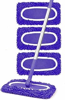 3Pcs Reusable Microfiber Mop Pads Refill Compatible with Swiffer Sweeper