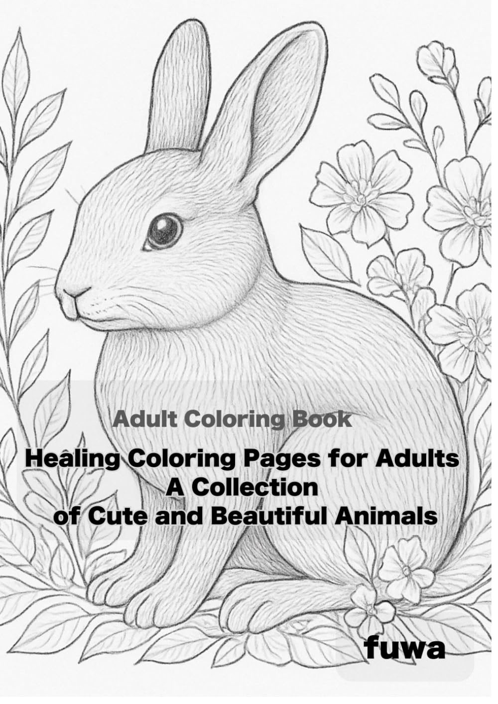 Adult Coloring Book Healing Coloring Pages for Adults: A Collection of Cute and Beautiful Animals: A Relaxing Adult Coloring Book for Stress Relief: Cute and Beautiful Animals for Calm and Healing