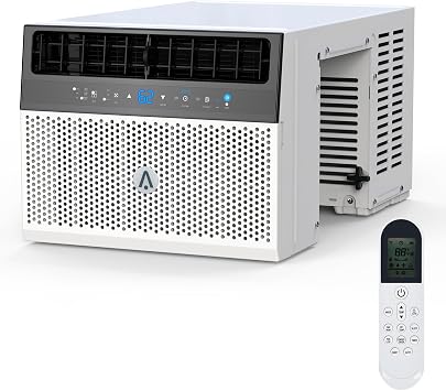 Zstar 6000BTU U- على شكل نافذة مكيف الهواء، نافذة ac وحدة U على شكل يبرد ما يصل إلى 250 sq. ft.، فتح نافذة المرونة، 6 وسائط، وضع النوم، فائقة الهدوء، كفاءة في استخدام الطاقة لغرفة النوم، غرفة، مكتب