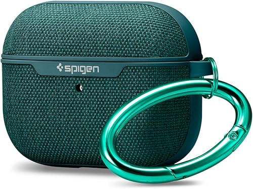 Miniatura 10 de Spigen Urban Fit - Funda para Airpods Pro (2019), funda de tela prémium con mosquetón, color negro
