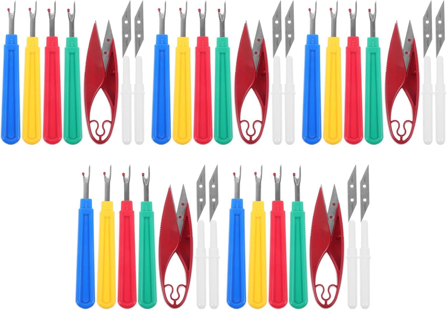 STOBOK 5sets Delicate Thread Rippers Creative Sewing Tools Household Thread Rippers Threading Tool Sewing Accessories