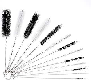 13 Pieces Cleaning Brush, Straw Brush Set, Bottle Cleaning Brushes Milk Hose Brush Nylon Hose Brush Set for Test Tube Cleaning Teapot Nozzle Drinking Straw Nylon Brushes Set