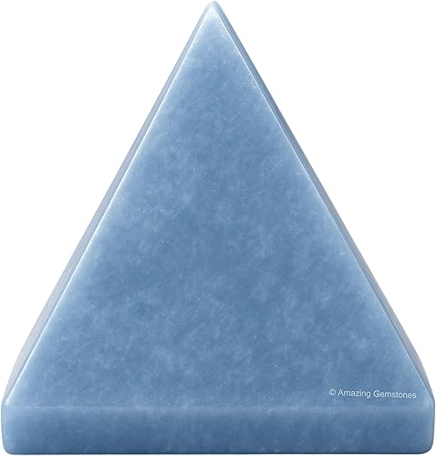 Miniatura 8 de African Bloodstone Pyramid Crystal Healing Stones - 2" Great Pyramid Figurine of Natural Stone Pyramid for Meditation, Reiki, Chakra Balancing and