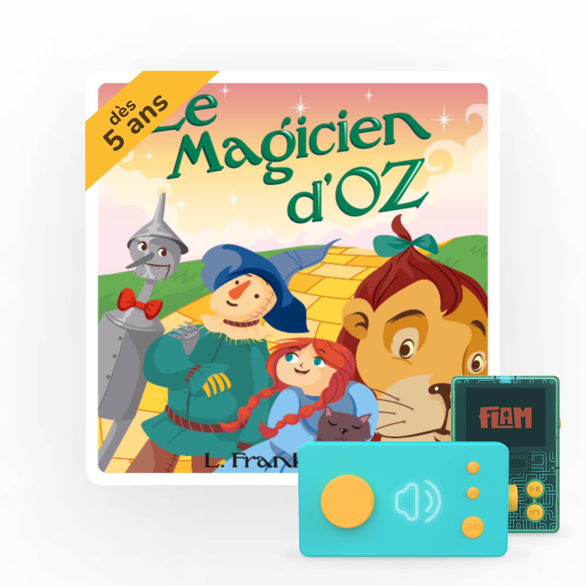 Lunii - Le Magicien d'Oz - Livre Audio interactif en français - durée 1h27 - dès 5 Ans à écouter sur Ma Fabrique à Histoires ou FLAM