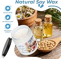 Vista 37 de Fall Candles, Apple Pie Scented Candle for Home- Fall Scented Candles Gift Set for Women & Men, Autumn Aromatherapy Candle for Holiday