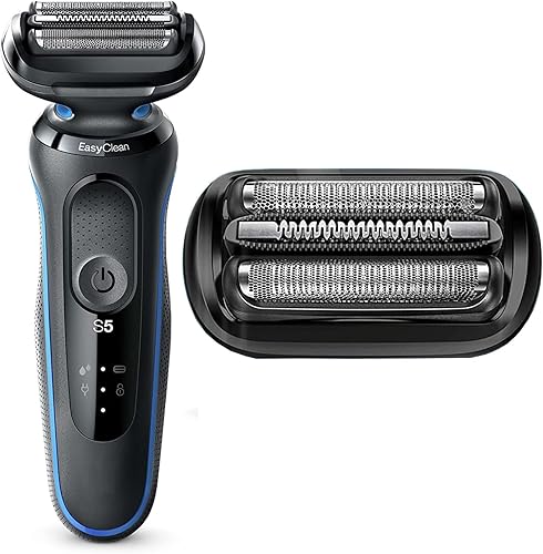 Cabezal de repuesto para afeitadora eléctrica Braun 53B, compatible con todas las afeitadoras Braun Series 5/6 5020cs 5018s 5035s 5049cs 5050cs