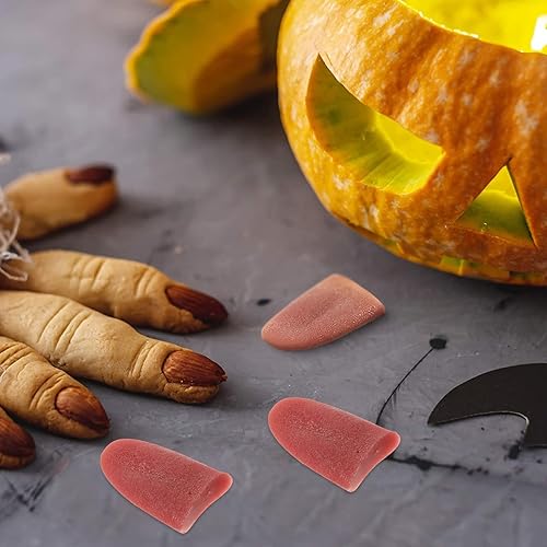 Miniatura 7 de STOBOK Lengua falsa de Halloween, lengua falsa realista, lengua horrible, juguetes de lengua artificiales estirables para carnaval, Halloween,