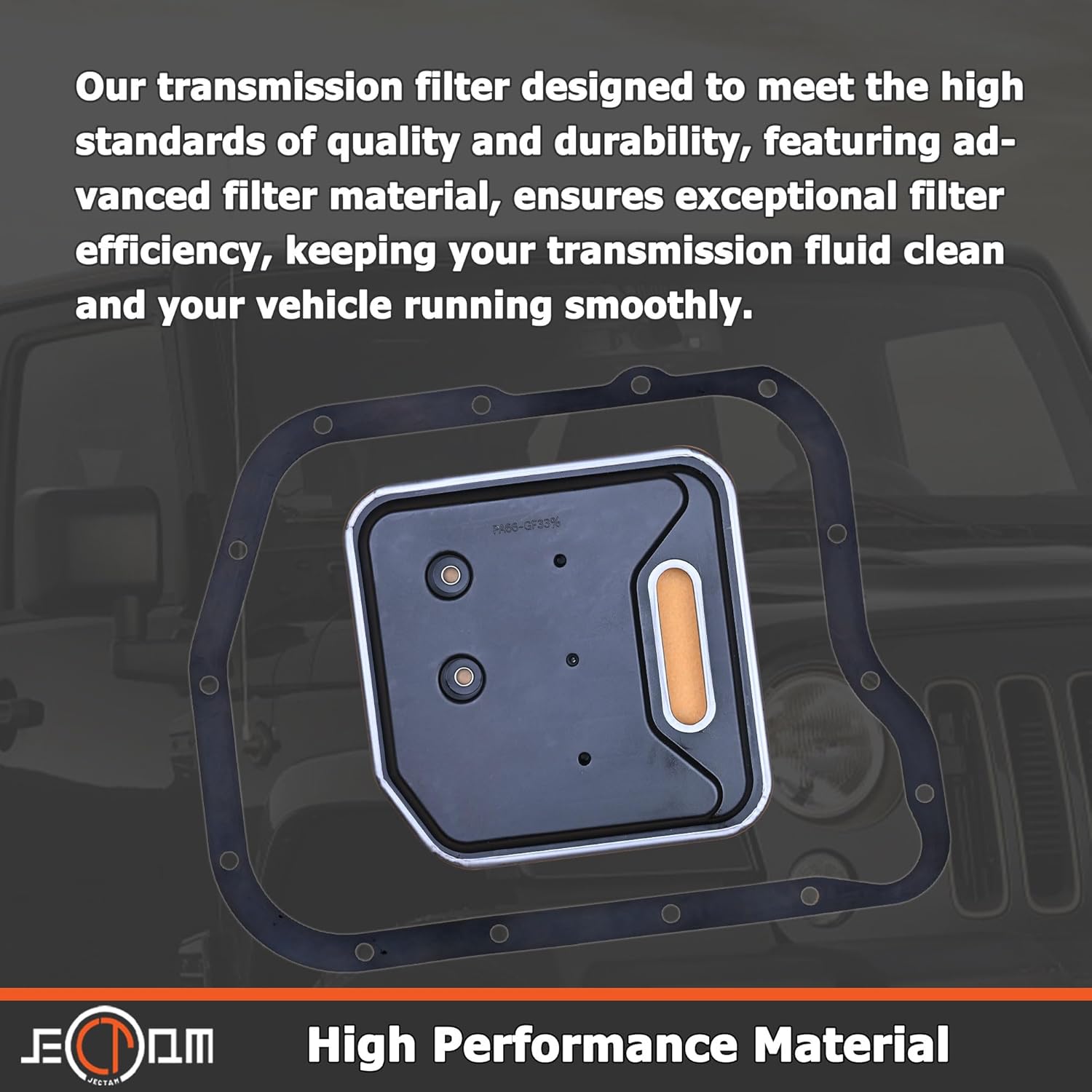 Automatic Transmission Filter And Gasket Kit 52118789 Compatible with 1998-2009 Dodge Dakota Durango Ram 1500 2500 3500 Van Wagon Jeep Grand Cherokee 42RE 44RE 46RE 47RE 48RE