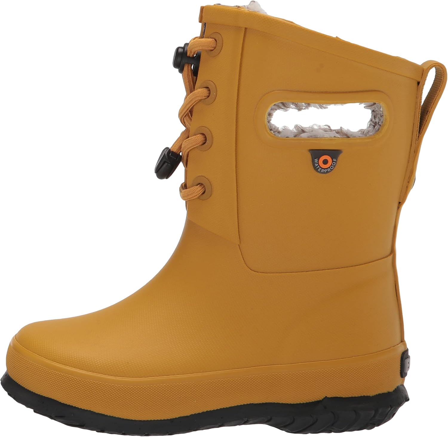 BOGS Unisex-Child Amanda Plush Lace Ii Snow Boot 7 Toddler Saffron