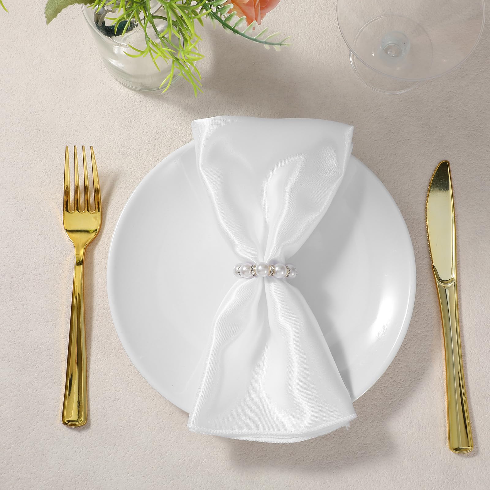 Lot De 6 Serviettes En Tissu Réutilisables - Décoration De Table Pour L'intérieur Et L'extérieur - Pour Mariage, Anniversaire, Famille - Bleu Marine