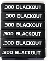 Vista 5 de Aolamegs Paquete de 6 bandas de marcado de cargador Blackout 300