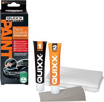 QUIXX Paint Scratch Remover 2-Step Repair Kit, Made in Germany, Ref # 00070