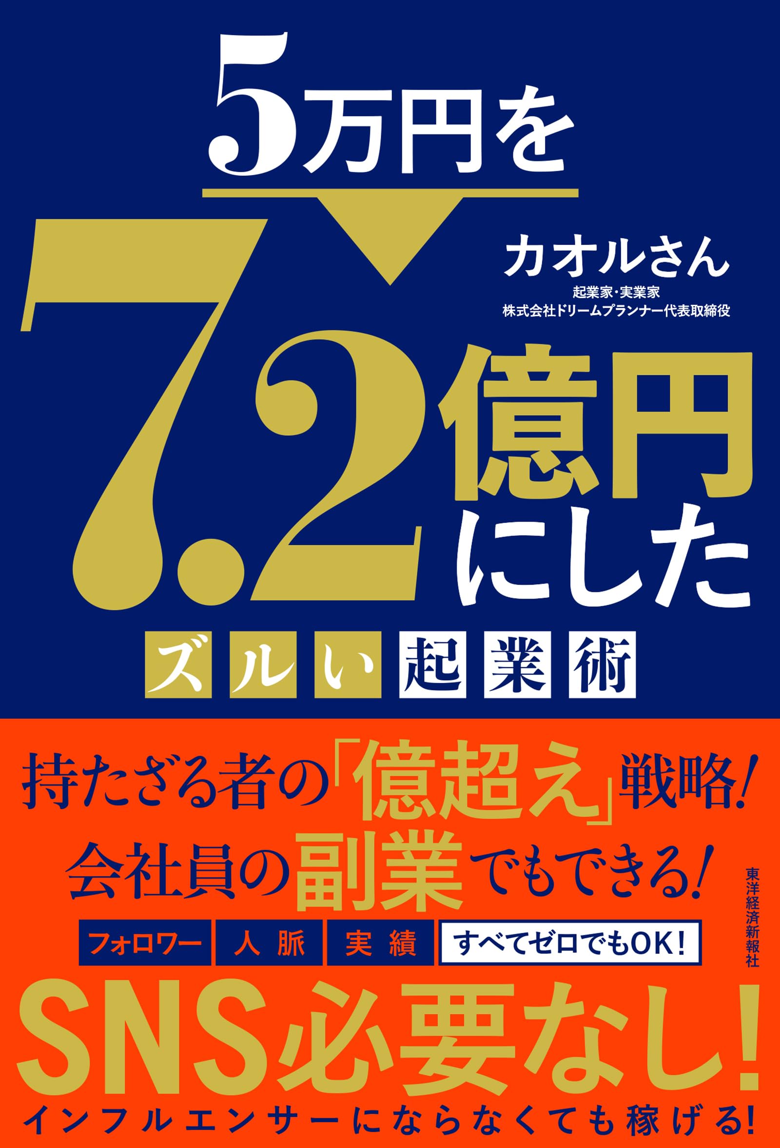 5万円を7.2億円にしたズルい起業術 | カオルさん（繁田 薫） |本