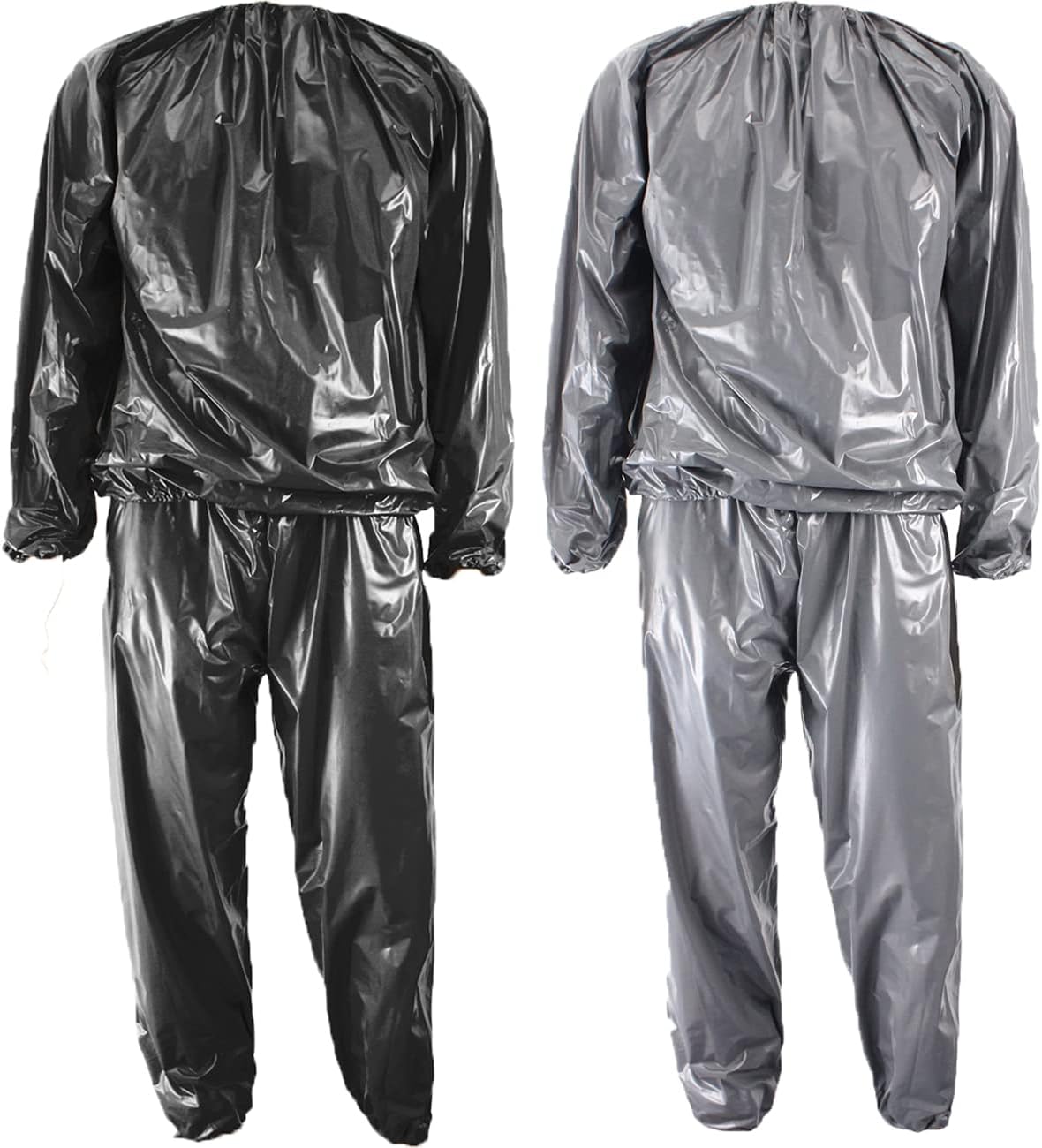 Heavy Duty Sauna Suit Sweat Suit Gym Fitness Workout Clothing Training Workout, Unisex Anti-Rip PVC Sweat Sauna Suit : Sports & Outdoors