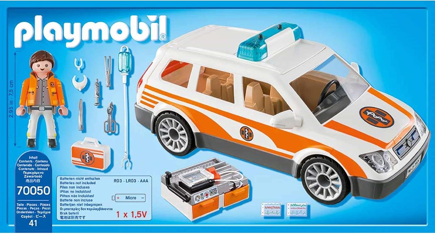 Playmobil Emergency Car with Siren