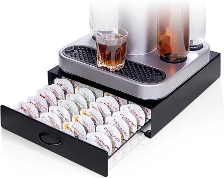 KSESTOR Capsule Drawer - Compatible with Bartesian Capsules - Holds 40 Pods