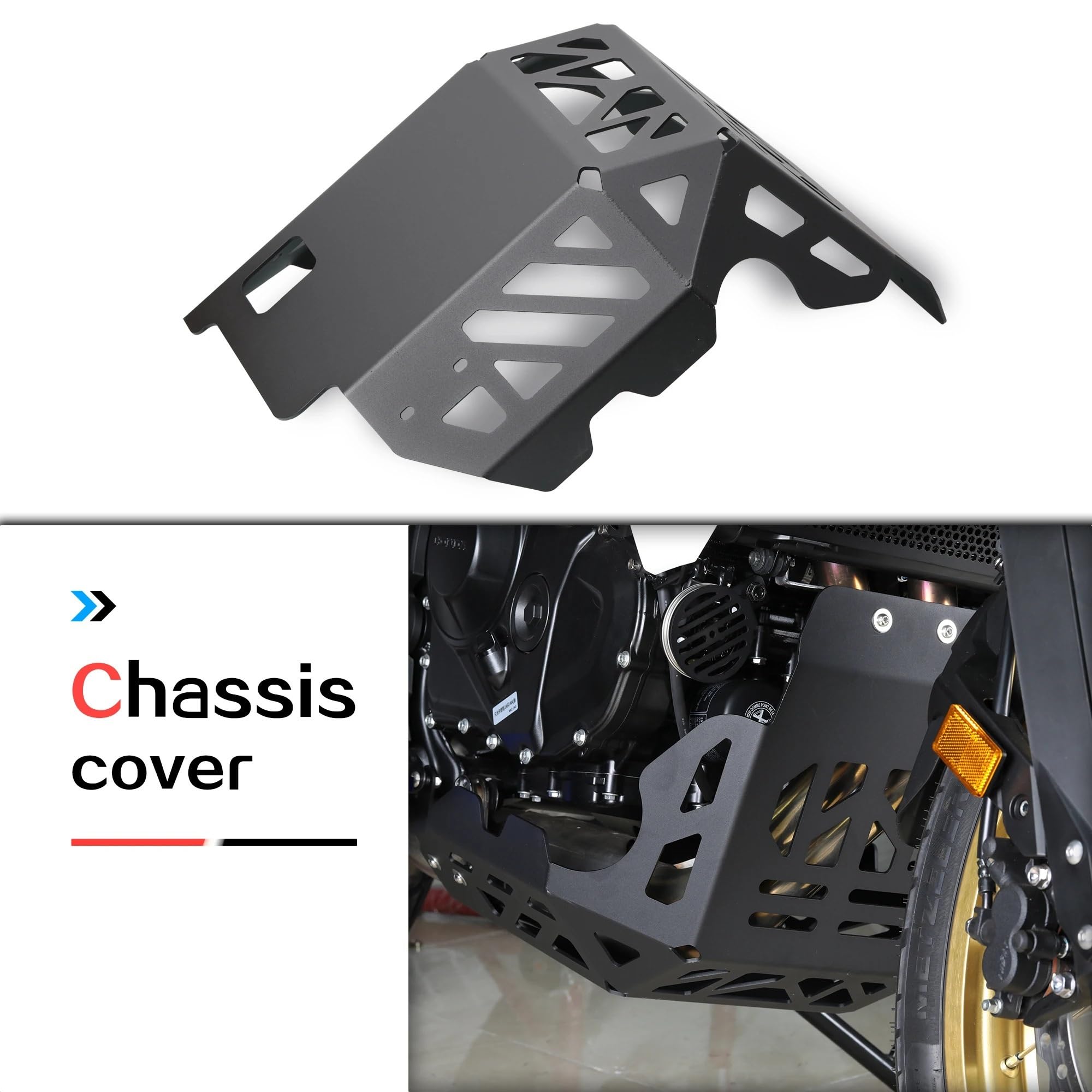 Telaio del corpo Kit Copertura di protezione del motore della motocicletta, piastra paramotore in acciaio al carbonio spessa adatta per Honda XL750 NATO SALP 2024 2023