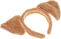 Vista 5 de CHEU Disfraz de orejas de perro cachorro (marrón)