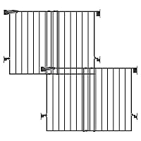 Vista 15 de Babelio Puerta de bebé para escaleras, cocina y puertas, sin barra inferior, operación con una sola mano, cierre automático, montaje de hardware