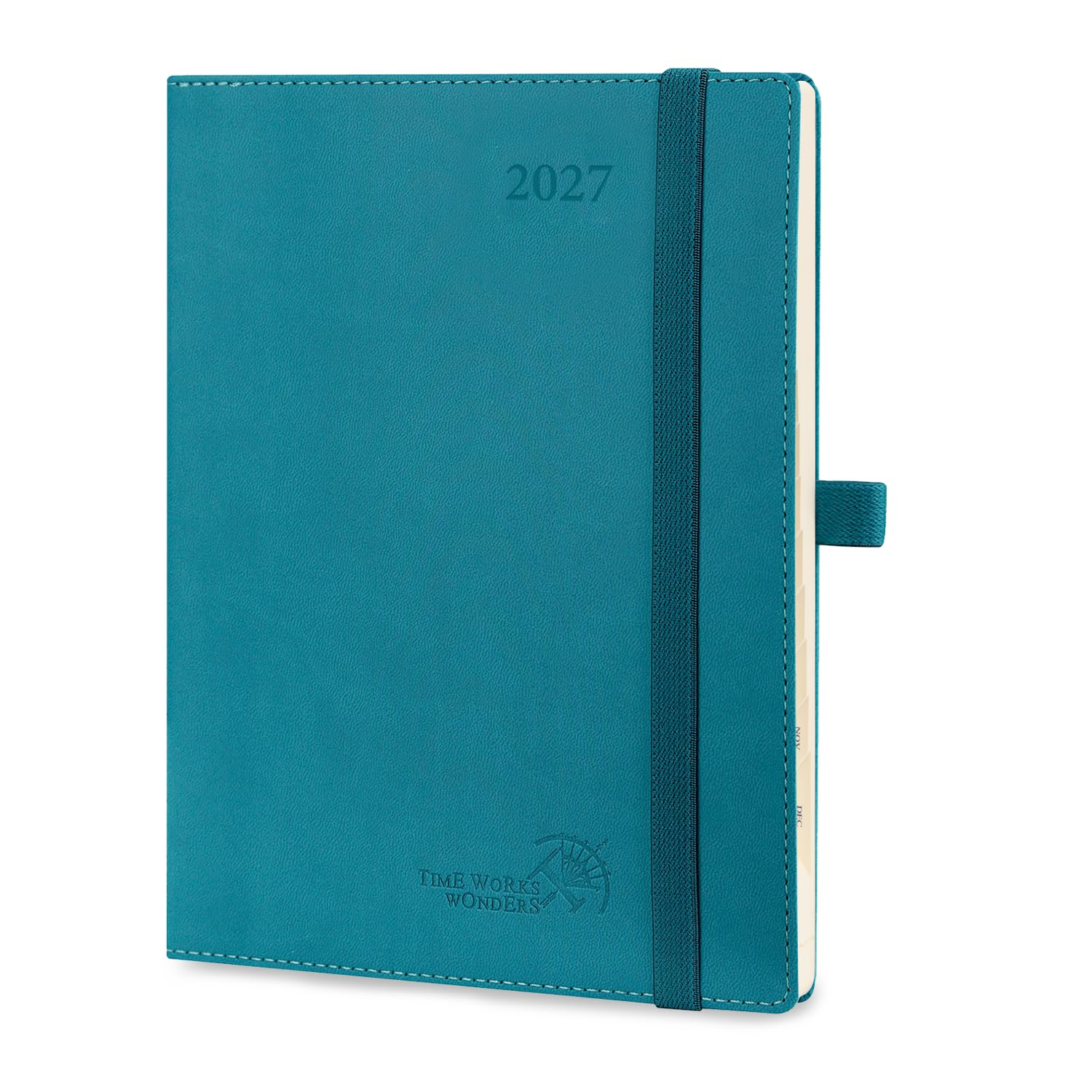 POPRUN 2027 Planner, 6.5" x 8.5", Daily Weekly and Monthly Appointment Book