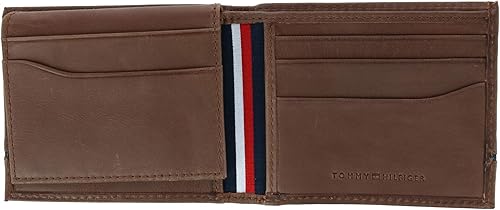 Miniatura 3 de Tommy Hilfiger Leif RFID - Cartera de piel para hombre color marrón