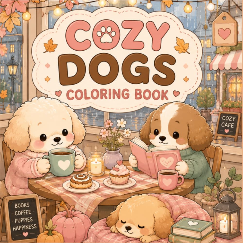 COZY DOGS COLORING BOOK