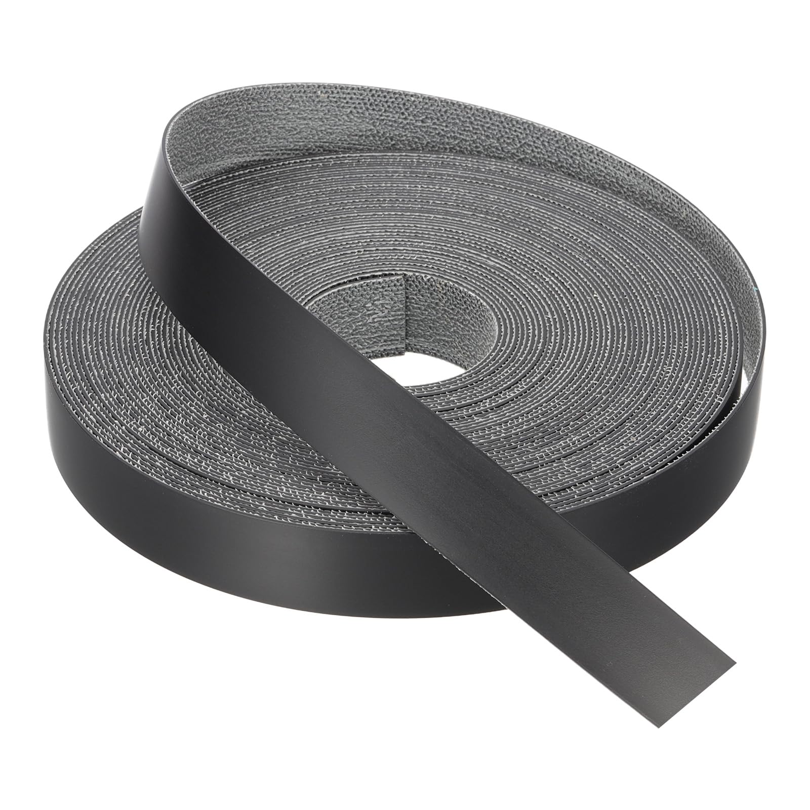 Bande de bordure noire 15,2m x 2,2cm thermocollante pour la restauration et finition de meubles