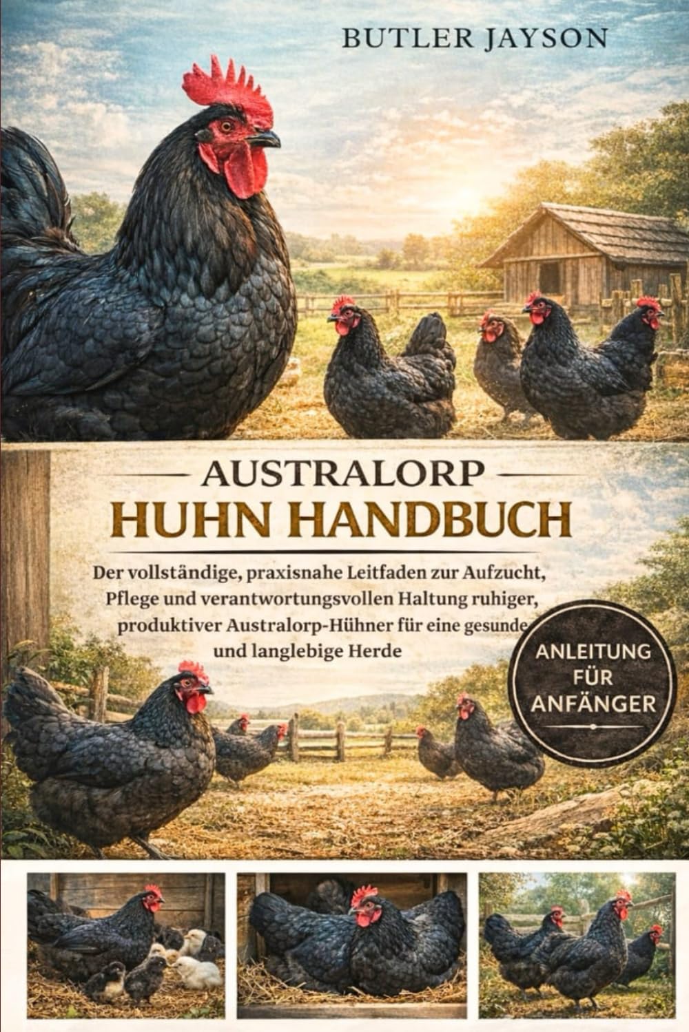 AUSTRALORP-HUHN HANDBUCH: Der vollständige, praxisnahe Leitfaden zur Aufzucht, Pflege und verantwortungsvollen Haltung ruhiger, produktiver Australorp-Hühner für eine gesunde und langlebige Herde