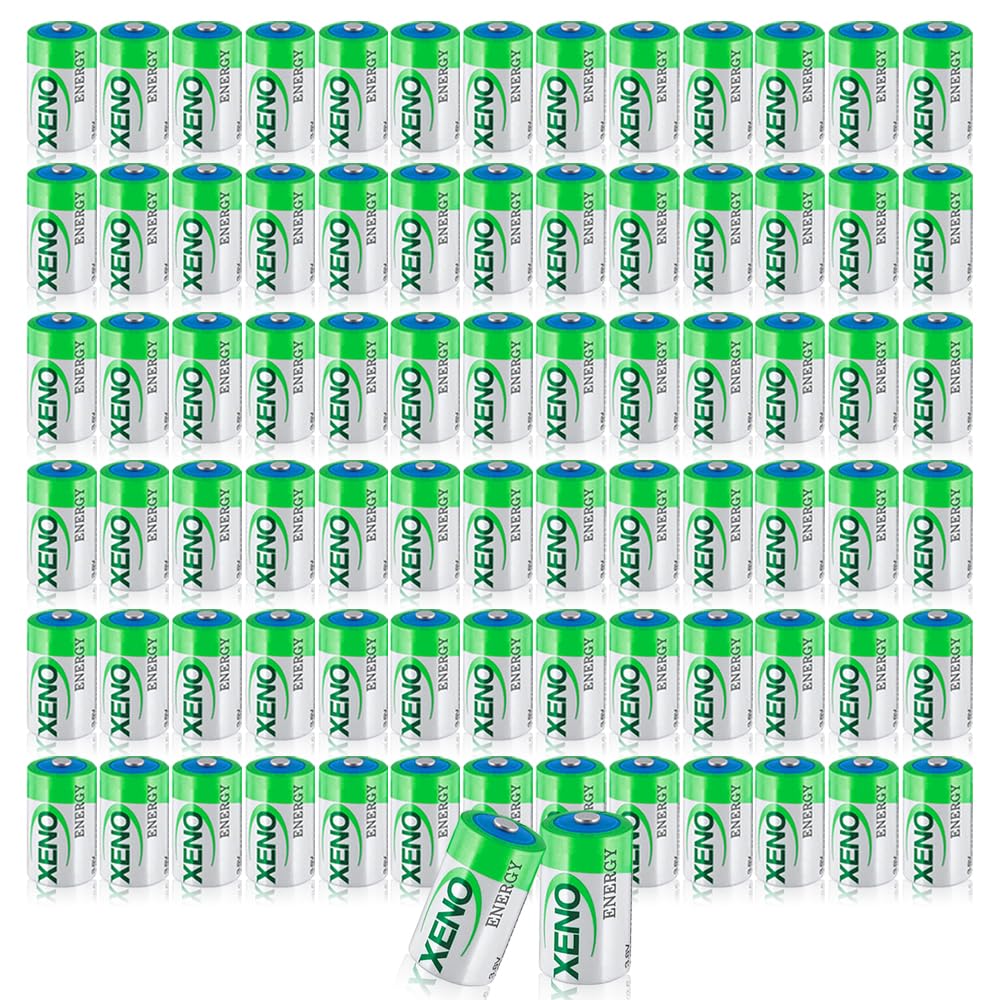Pack of 80 XL-050F 1 2 AA 3 6V 1200mAh for Xeno Energy XL-050F Lithium Thionyl Chloride Battery