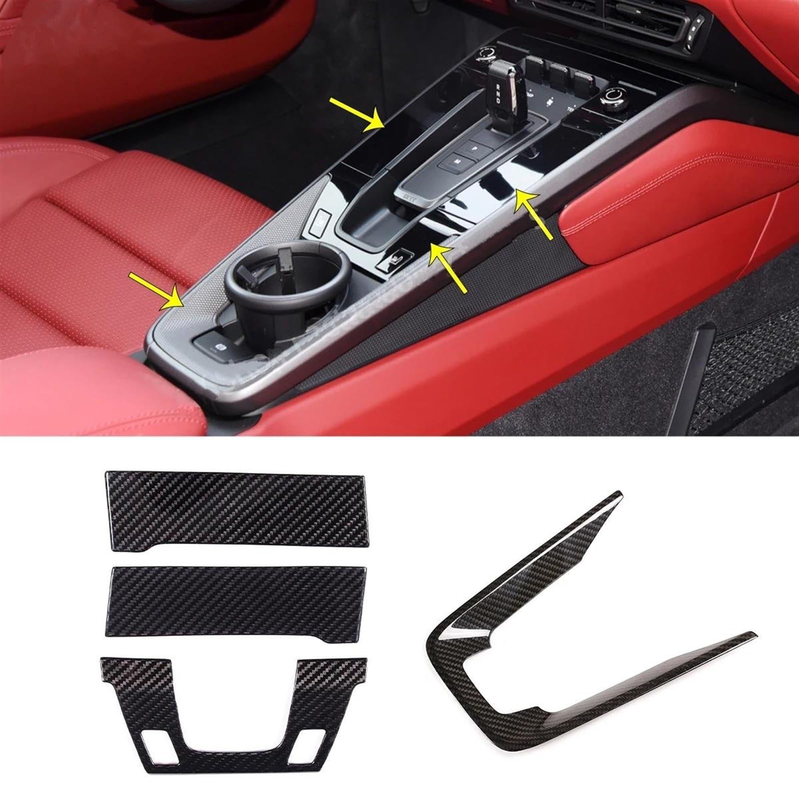 Amazon.co.jp: 車用インテリアパネル ポルシェ 911 ため 992 2019-2022