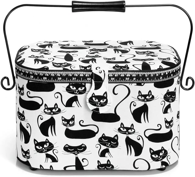 Prym Cesta de costura L Cats