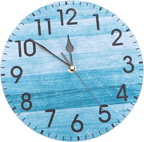 ULTECHNOVO Clock Retro Decor Vintage Decor Wall Hooks Decorative Reloj De Pared Digital Vintage Room Decor Pioneer Woman Kitchen Accessories Battery