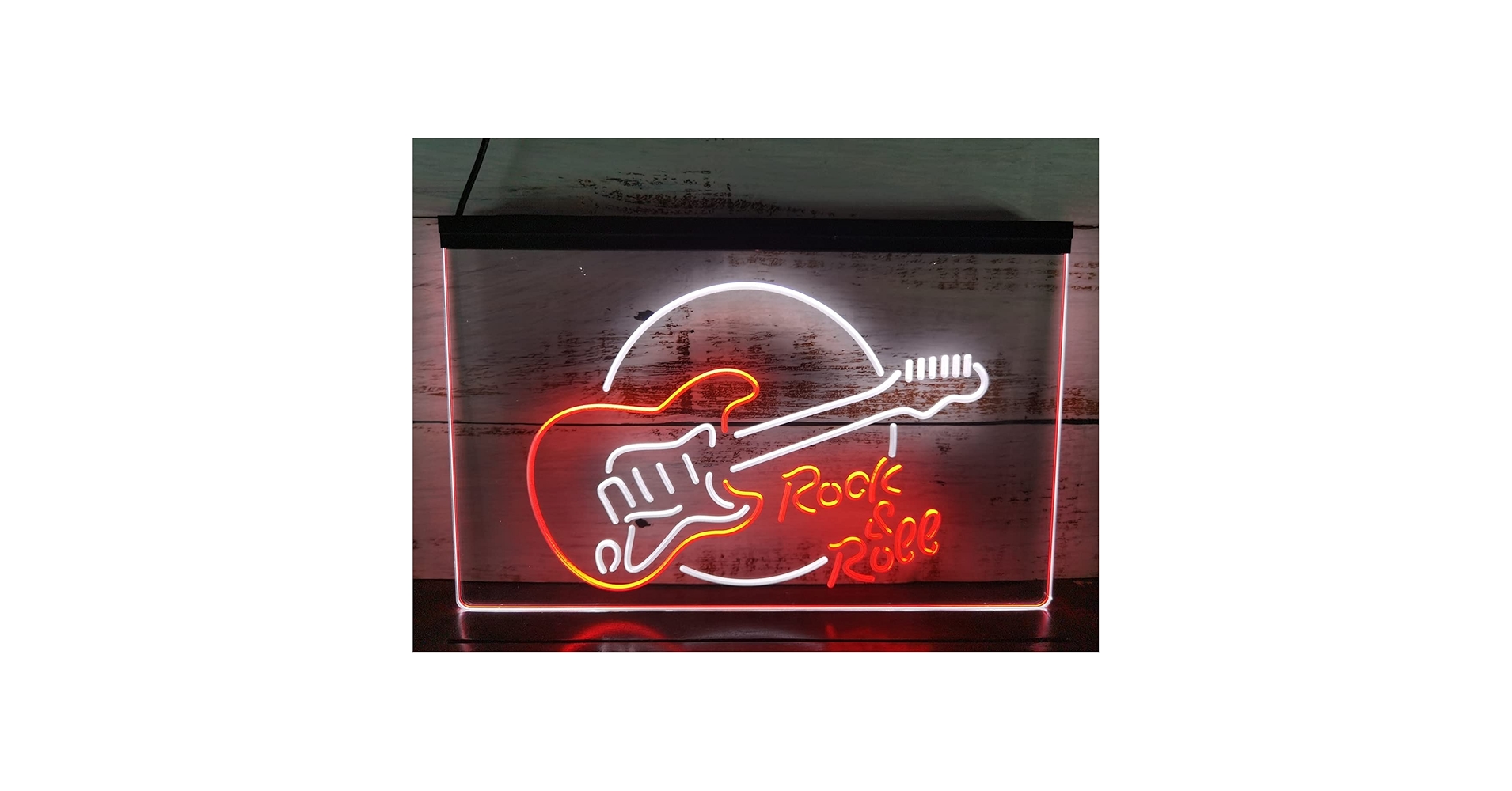 ネオンサイン ROCK ROLL ロックンロール ギター インテリア 室内装飾 ネオンサイン ROCK ROLL ロックンロール ギター インテリア 室内装飾