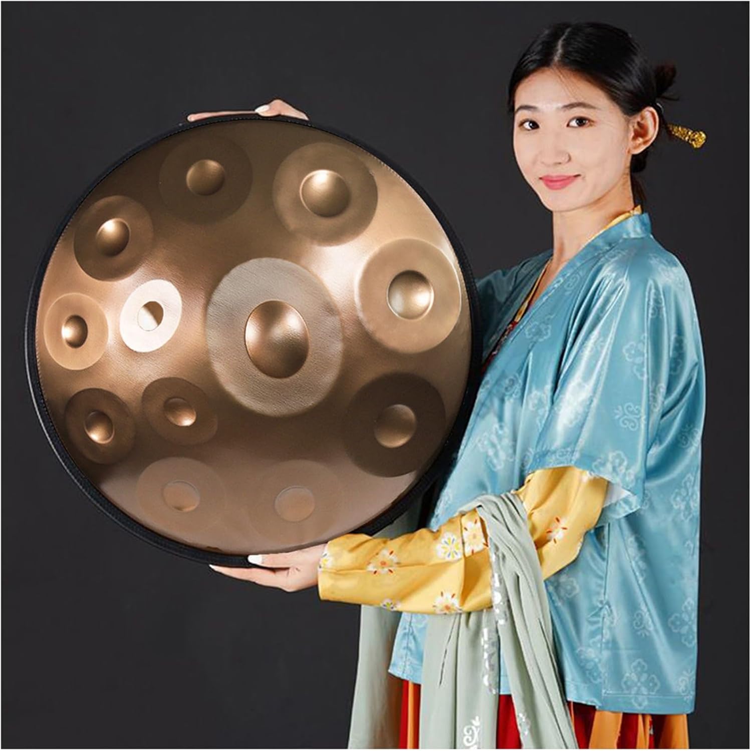 Steel Handpan Drum In Kurd Minor 440Hz 9/10/12 Notes Handpans, 22