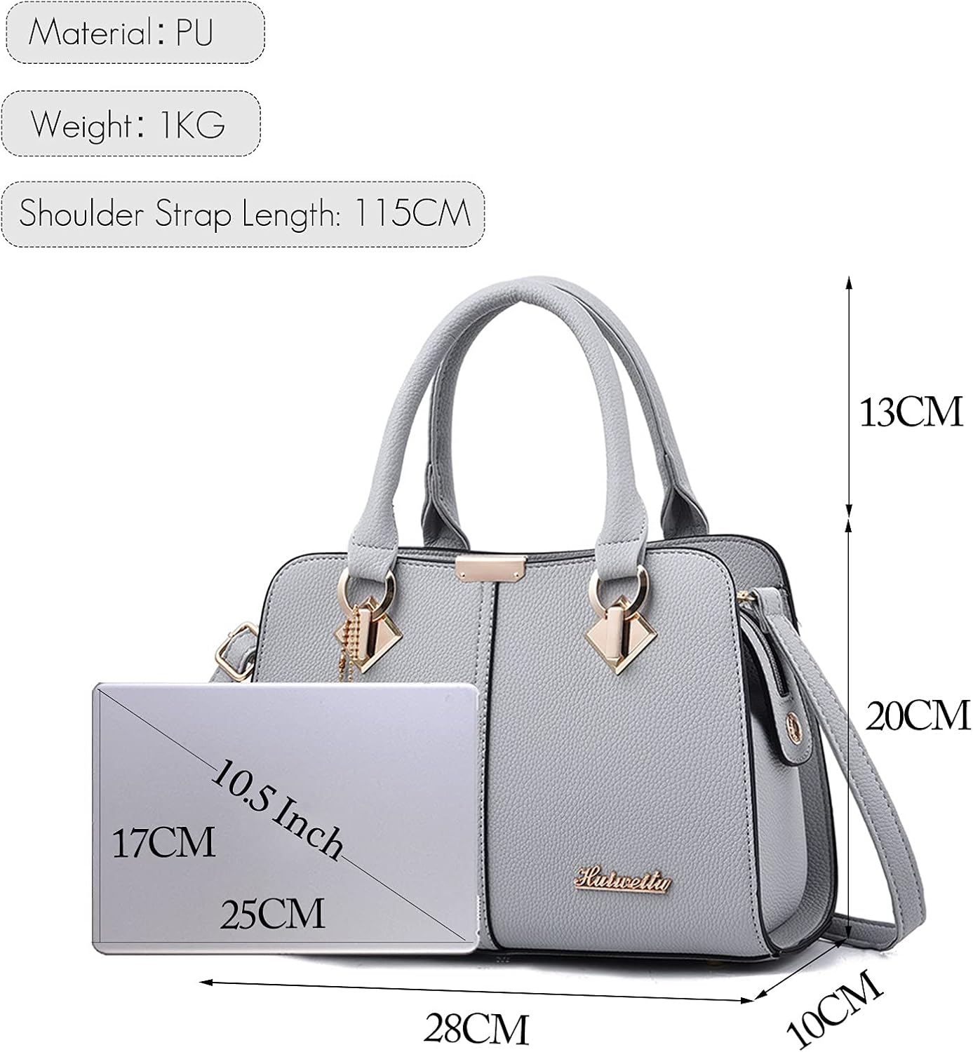FANDARE Ladies Top-handle Bags Handbags for women Shoulder Crossbody bag